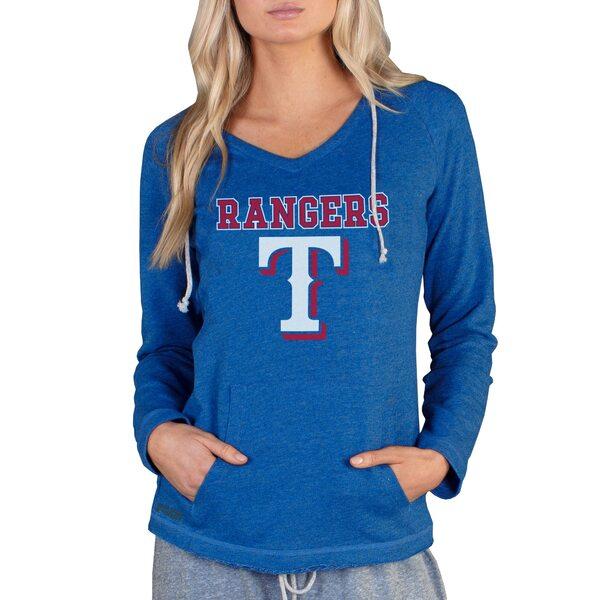 販売卸し売り コンセプトスポーツ パーカー スウェットシャツ アウター レディース Sport Terry Texas Rangers Concepts Sport Women S レディース Mainstream Terry Long Sleeve Hoodie Top Royal 75 Saazwihepr 12b5 海外インポートファッション Asty2 ファスト
