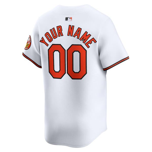 ナイキ ユニフォーム メンズ Baltimore Orioles Nike Home Limited Custom Jersey White｜asty-shop2｜03