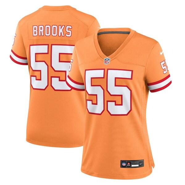 ナイキ ユニフォーム トップス レディース Derrick Brooks Tampa Bay Buccaneers Nike Women's Throwback Game Jersey Orange｜asty-shop2｜04