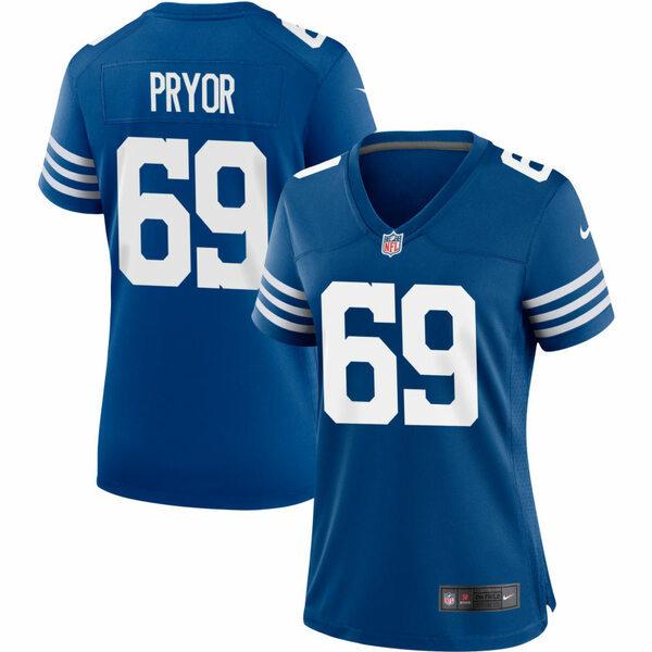 ナイキ Jersey Royal ユニフォーム トップス レディース Indianapolis スポーツ Colts Nike Women S Royal Alternate 海外インポートファッション