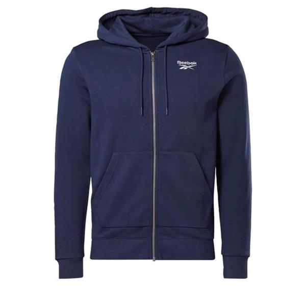 国内配送 リーボック パーカー スウェットシャツ メンズ アウター Reebok Identity Zip Up Hooded Jacket Male 魅力的な Lespakigali Com