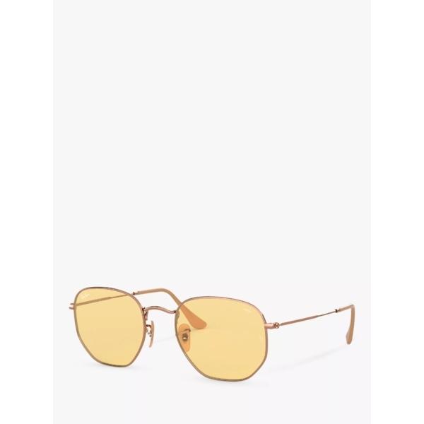 ランキング受賞 レイバン サングラス アイウェア レディース アクセサリー Ray Ban Rb3548n Hexgonal Sunglasses Copper Yellow 週間ランキング１位獲得 Skylanceronline Com