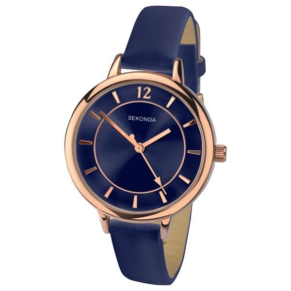 魅力的な セコンダ 腕時計 レディース アクセサリー Sekonda 2136 27 Women S Leather Look Strap Watch Navy 限定価格セール Collezionec2ph Com