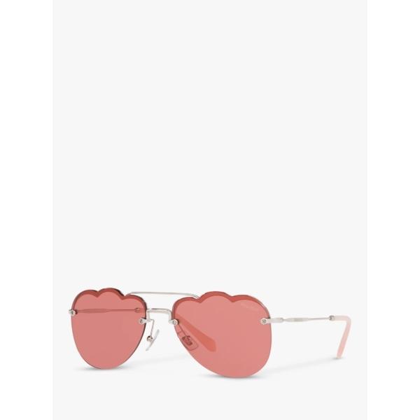 最終値下 ミュウミュウ サングラス アイウェア レディース アクセサリー Miu Miu Mu 56us Women S Scalloped Aviator Sunglasses Silver Pink 79 1pq03l7yp7 456e 海外インポートファッション Asty2 通販 Yahoo ショッピング 配送員設置送料無料 Www