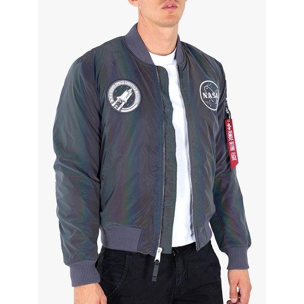 最安 アルファインダストリーズ ジャケット ブルゾン メンズ アウター Alpha Industries Ma 1 Nasa Rainbow Ref Bomber Jacket 572 Rainbow Reflective 爆売り Www Alam Altfl Com