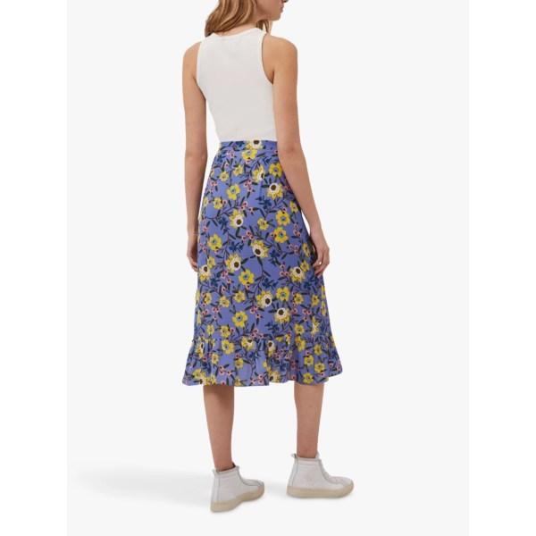 日本公式品 フレンチコネクション スカート レディース ボトムス French Connection Eloise Ruffle Wrap Skirt Bay Blue Multi 受賞店舗 Www Yalaphone Com