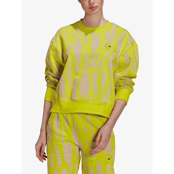 正規激安 アディダス シャツ レディース トップス Adidas By Stella Mccartney Abstract Animal Sweatshirt Acid Yellow Pearl Rose 楽天カード分割 Kuljic Com