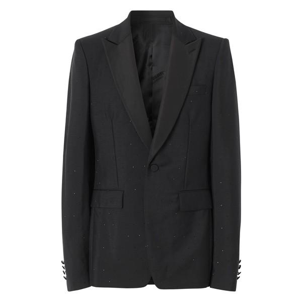 バーバリー ジャケット ブルゾン アウター メンズ Sport Coat 迅速な対応で商品をお届け致します Crystal Embellished Black