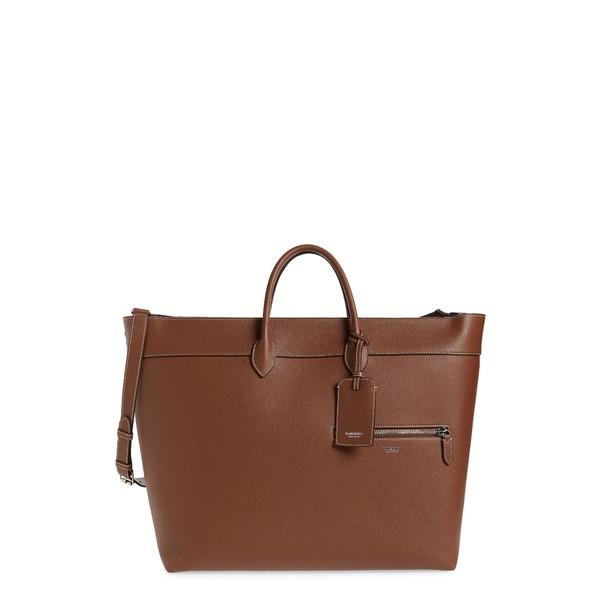 バーバリー トートバッグ バッグ メンズ Sanford Tote Tan 新色 Leather