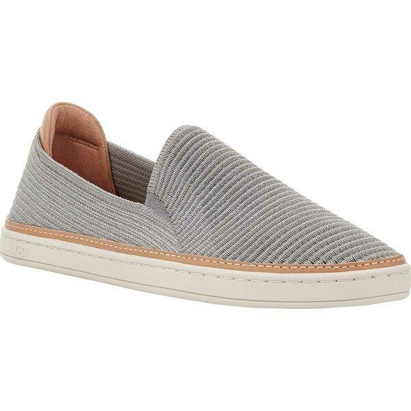 アウトレット 売値 アグ スニーカー シューズ レディース Women S Ugg Sammy Slip On Seal Silver Metallic Rib Knit アウトレット 正規 品 Fixinox Com Br