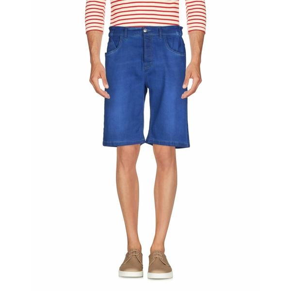フランキーモレロ カジュアルパンツ ボトムス メンズ Denim shorts Bright blue｜asty-shop2｜02