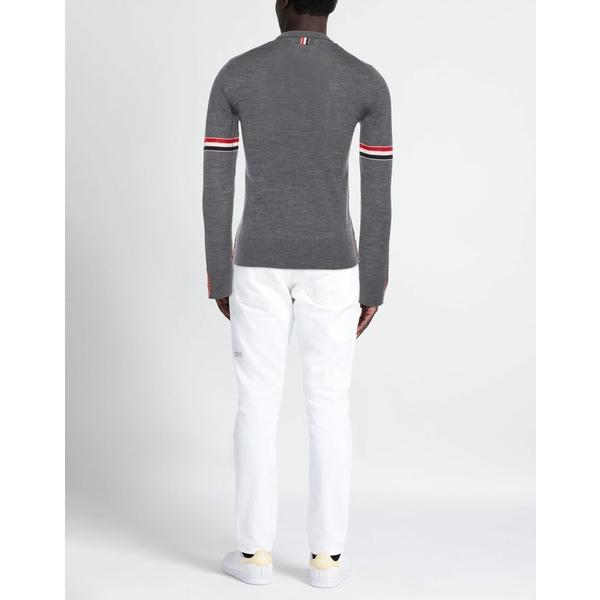 THOM BROWNE - 【未使用】THOM BROWN グレー 長袖ニット トムブラウン THOM BROWNEコピーセーターバチメンズおしゃれ