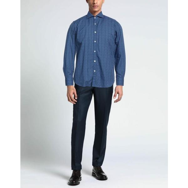 クリアランス卸売 CANALI カナーリ シャツ トップス メンズ Shirts Bright blue