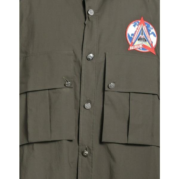 BALMAIN バルマン シャツ トップス メンズ Shirts Military green｜asty-shop2｜04