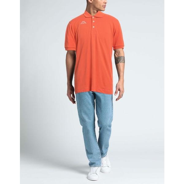 大阪超高品質 KAPPA カッパ ポロシャツ トップス メンズ Polo shirts Orange