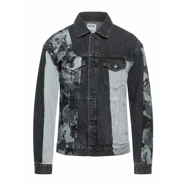 春新作の マルセロバーロン メンズ ジャケット ブルゾン マルセロバーロン ジャケット ブルゾン アウター メンズ Denim Outerwear Black ジャケット Smssvg Org