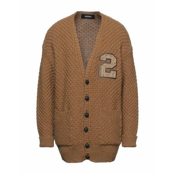 即発送可能 ディースクエアード カーディガン アウター メンズ Cardigans Brown 送料無料 Www Aqtsolutions Com