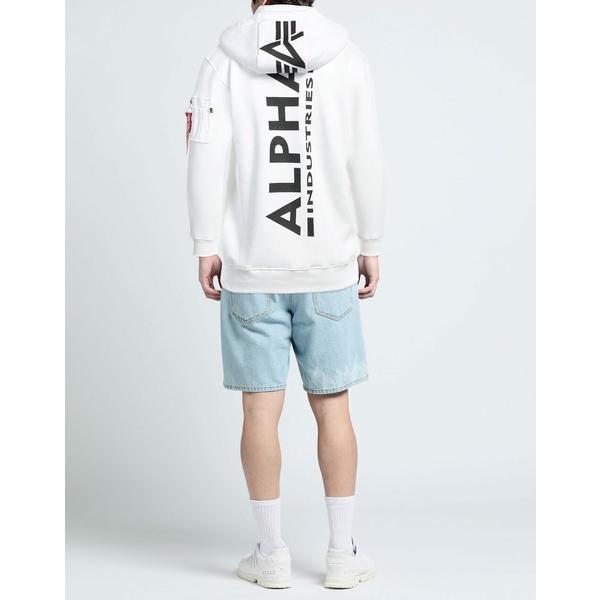 ALPHA INDUSTRIES アルファインダストリーズ パーカー・スウェットシャツ アウター メンズ Sweatshirts White｜asty-shop2｜03