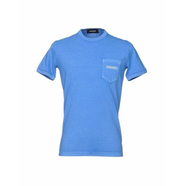 正規販売店 ディースクエアード Tシャツ トップス メンズ T Shirts Azure 超激安 Energaste Com