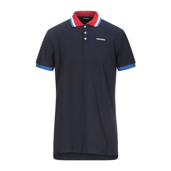 人気カラーの ディースクエアード メンズ ポロシャツ ディースクエアード ポロシャツ トップス メンズ Polo Shirts Blue トップス Smssvg Org