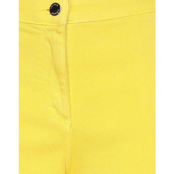 THE EDITOR エディター カジュアルパンツ ボトムス レディース Cropped Pants Yellow｜asty-shop2｜04