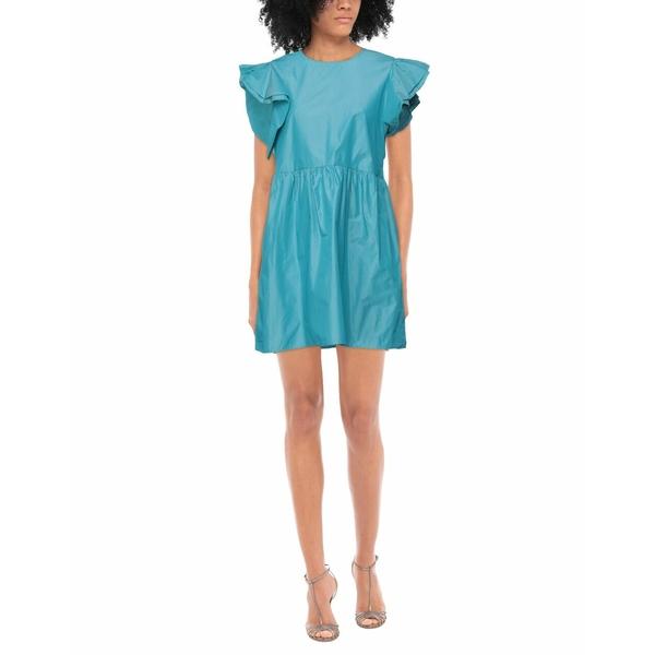 お値下げ商品 SOALLURE ソーアリュール ワンピース トップス レディース Mini dresses Turquoise