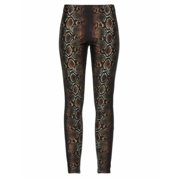 かわいい新作のヴェルサーチ レギンス ボトムス レディース 下着 靴下 部屋着 Leggings Dark Brown B2 1yrb5gjz2h