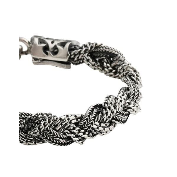 通販でクリスマス エマニュエレ ビコッキ ブレスレット・バングル・アンクレット アクセサリー メンズ Bracelets Silver