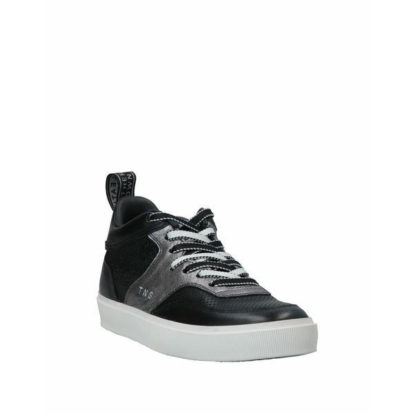 レザークラウン スニーカー シューズ レディース Sneakers Black｜asty-shop2｜02