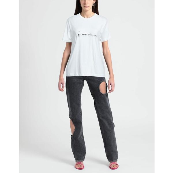 ANN DEMEULEMEESTER アン ドゥムルメステール Tシャツ トップス レディース T-shirts White｜asty-shop2｜02
