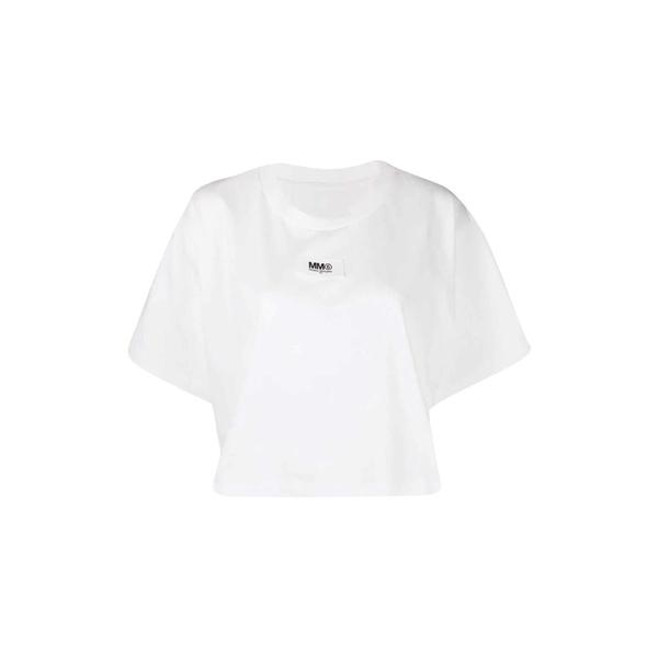 【即納&大特価】 Margiela Maison レディース トップス Tシャツ マルタンマルジェラ White Bianco T-shirt Women's 半袖