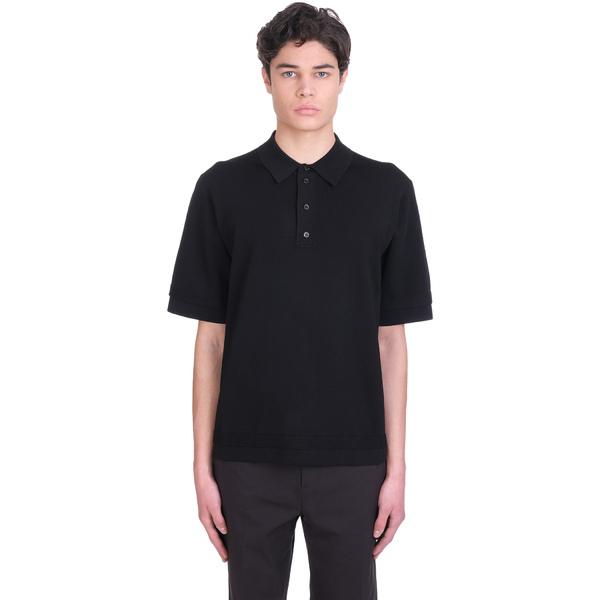 【半額】 ポロシャツ ニールバレット トップス black Viscose Black In Polo メンズ ポロシャツ