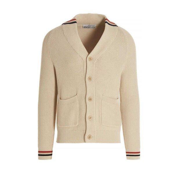 高級ブランド バランタイン ニット セーター Beige Cardigan Diamond Raw メンズ アウター ニット セーター サイズ 50 It Www Ldlab It