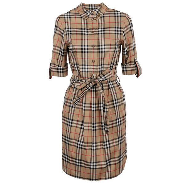 本物の通販 バーバリー ワンピース トップス レディース Giovanna Dress Archive Beige 新製品在庫有り Angelbookhouse Com