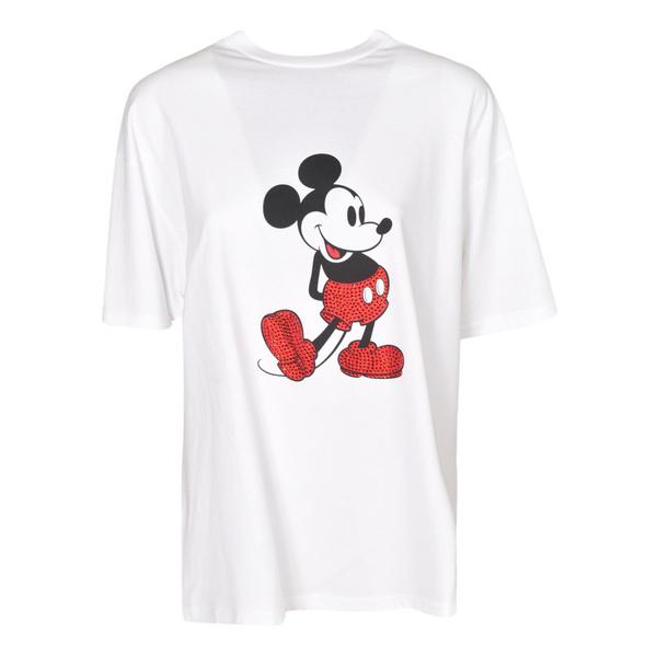 直売直送 ミュウミュウ Tシャツ トップス レディース Mickey Mouse Printed T Shirt White 割引本物 Ssl Daikyogo Or Jp