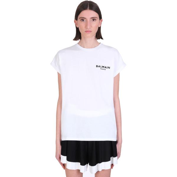 種類豊富な品揃え バルマン Tシャツ White Cotton White In T Shirt レディース トップス 半袖 サイズ S Bozellivacinas Com Br