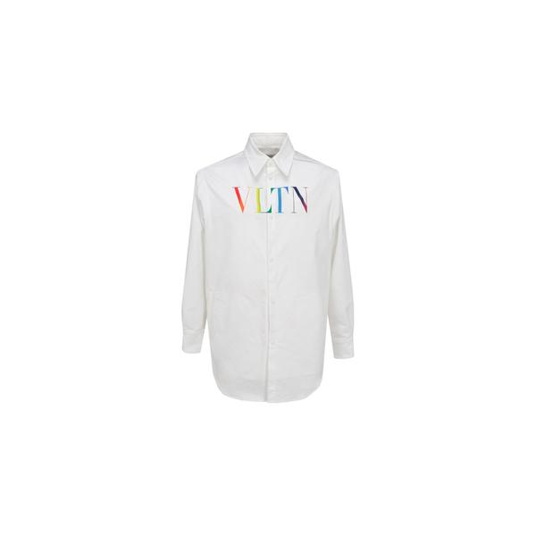 【ついに再販開始！】 ヴァレンティノ シャツ トップス メンズ Shirt Bianco 長袖