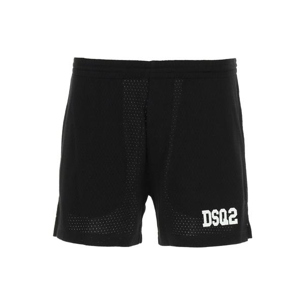 人気が高い Mesh Dsq2 メンズ ボトムス カジュアルパンツ ディースクエアード Shorts (Black) BLACK チノパンツ