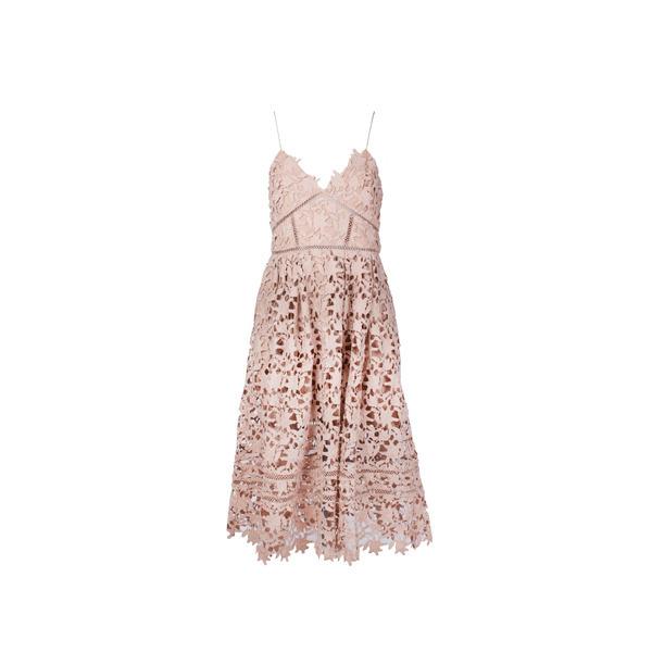 返品送料無料 Lace Azalea レディース トップス ワンピース セルフ ポートレイト Midi Marrone Dress ワンピーススーツ サイズ 12 Uk Pathwaysfl Org