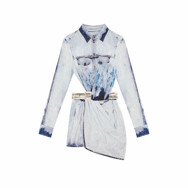 ショッピング販促品 ディーゼル ワンピース トップス レディース D Hanne Dress Blue アウトレット特売中 Ssl Daikyogo Or Jp