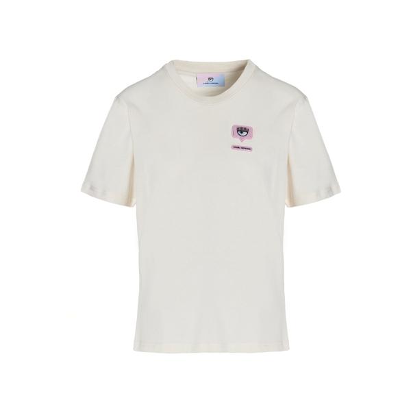 ネット限定】 Tシャツ シアラフェラーニ トップス Bianco T-shirt Like' 'eye レディース 半袖 サイズ:M