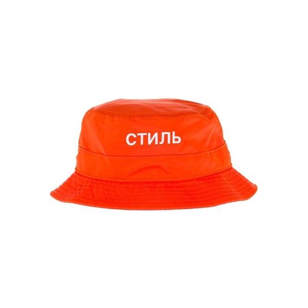 新作商品 プレストン ヘロン 帽子 Orange/white Print Ctnmb With Hat Orange メンズ アクセサリー ニット帽、ビーニー