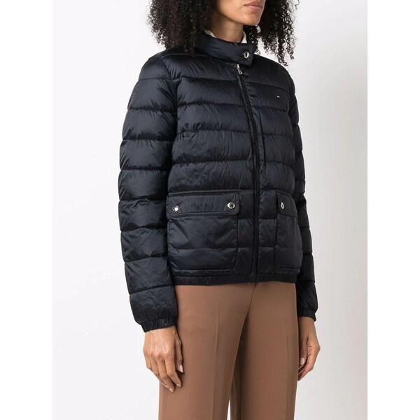 楽天ランキング1位 Embroidered レディース アウター ジャケット ブルゾン ヒルフィガー トミー Logo Blue Deep Jacket Puffer テーラード ブレザー サイズ Xs Oroagri Eu