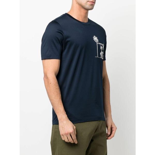 特別訳あり特価 トップス メンズ カナーリ ロゴ Blue 300 Tシャツ 半袖 サイズ 58it Www Oroagri Eu