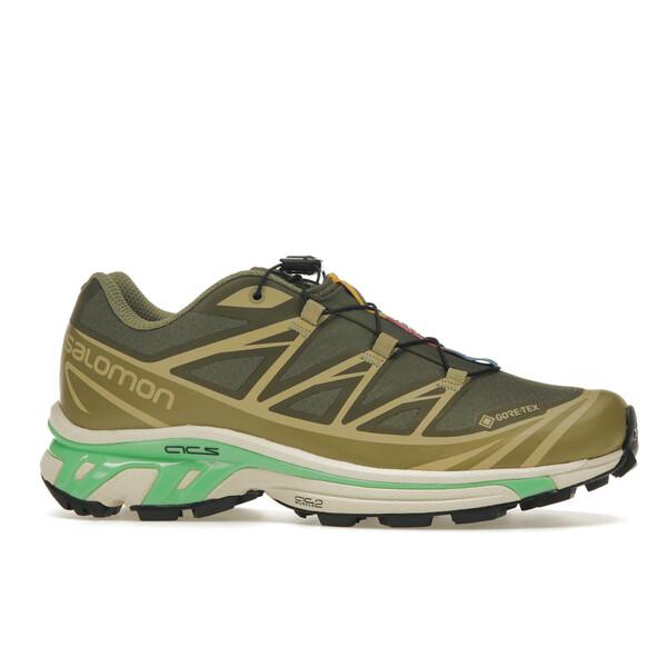 Salomon サロモン メンズ - スニーカー Salomon XT-6 Gore-Tex Olive Night Dried Herb 【US_7(25.0cm) 】の画像