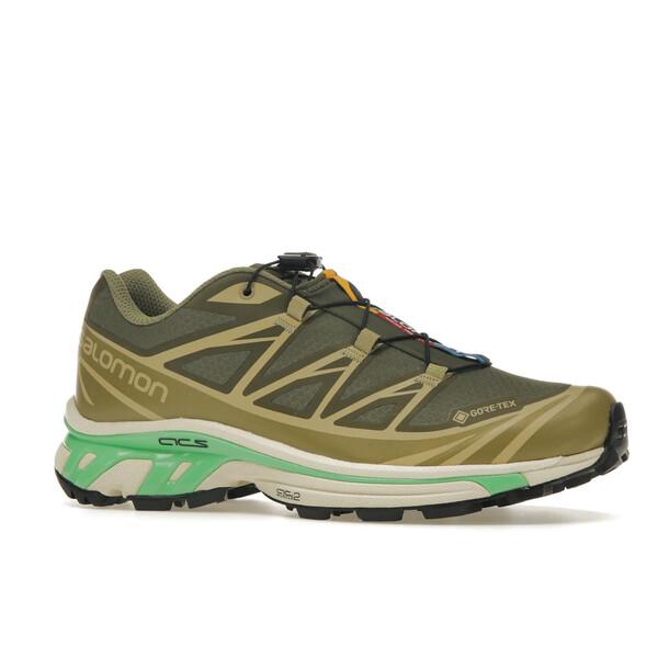 Salomon サロモン メンズ - スニーカー Salomon XT-6 Gore-Tex Olive Night Dried Herb 【US_7(25.0cm) 】の画像