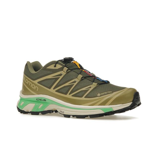 Salomon サロモン メンズ - スニーカー Salomon XT-6 Gore-Tex Olive Night Dried Herb 【US_7(25.0cm) 】の画像