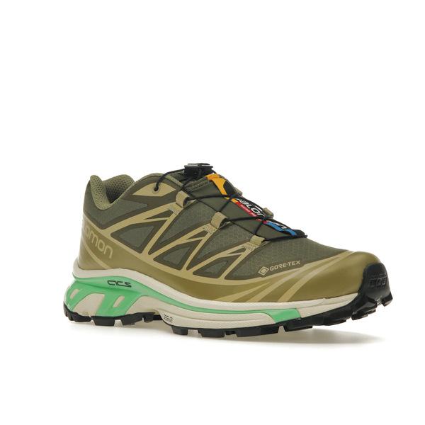 Salomon サロモン メンズ - スニーカー Salomon XT-6 Gore-Tex Olive Night Dried Herb 【US_7(25.0cm) 】の画像
