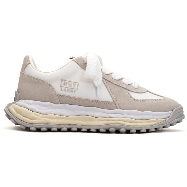 Maison Mihara Yasuhiro ミハラヤスヒロ メンズ - スニーカー Maison Mihara Yasuhiro Larry OG Sole Mix Material Low White 【US_9(27.0cm) 】