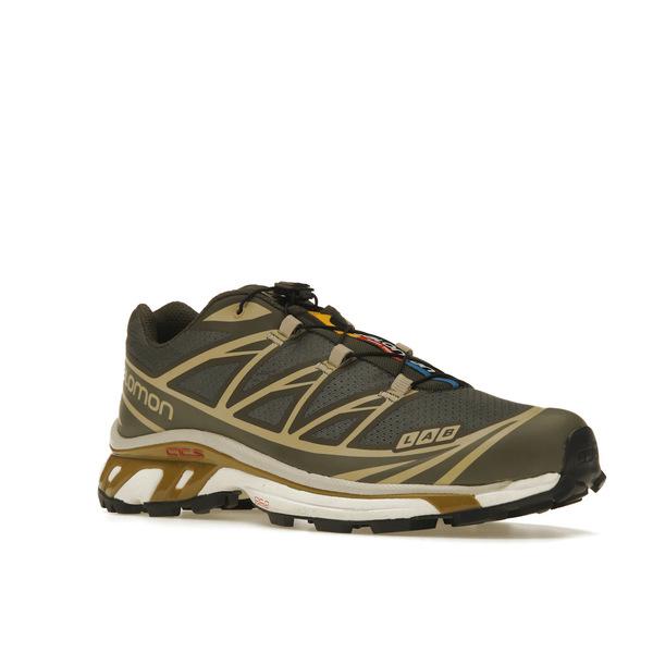 Salomon サロモン メンズ - スニーカー Salomon XT-6 Beluga Dull Gold 【US_12.5(30.5cm) 】の画像